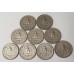 UNITED STATES OF AMERICA 1982 - 1983 . 1/4 QUARTER DOLLAR COINS 
